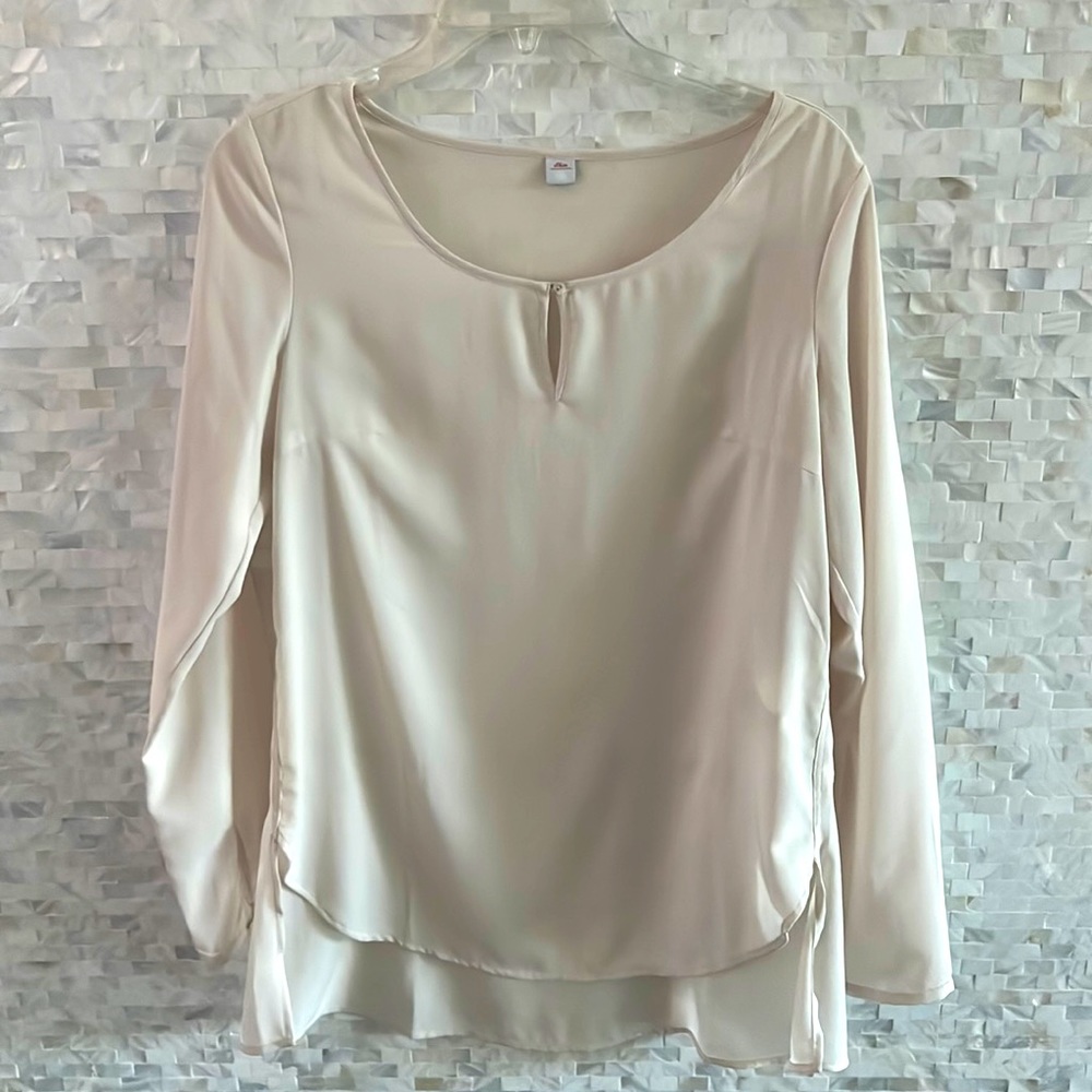 s.Oliver semi-sheer blouse
